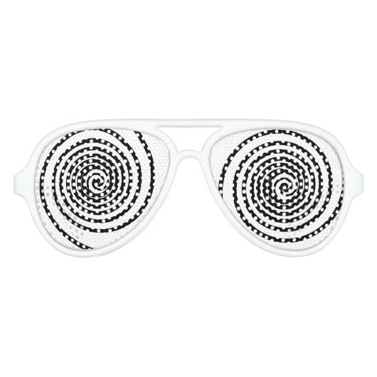 Schwindel Hypnotic (Hintergrundfarbe hinzufügen) Sonnenbrille (Vorderseite)