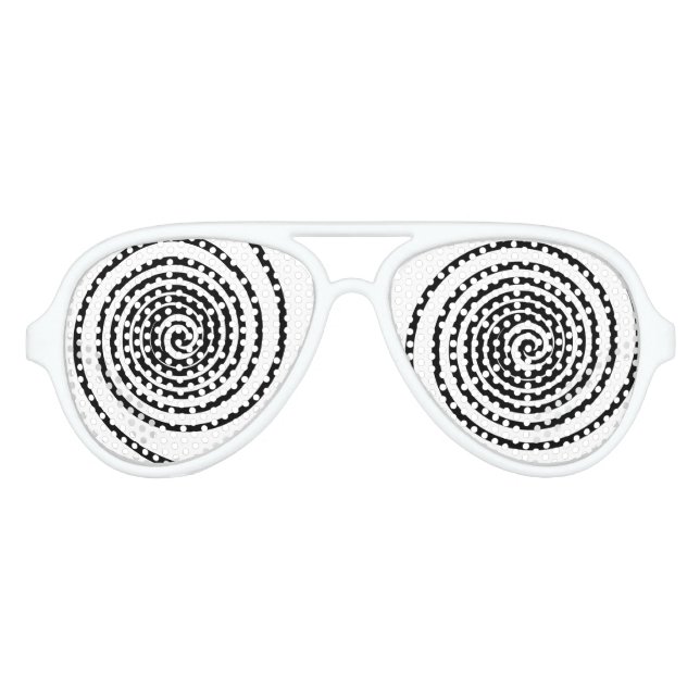 Schwindel Hypnotic (Hintergrundfarbe hinzufügen) Sonnenbrille (Vorderseite)