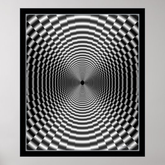 Schwindelender Endtunnel Poster (Vorne)