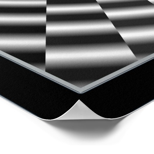 Schwindelender Endtunnel Poster (Ecke)