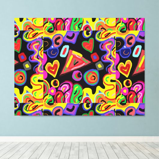 Schwindelgefühl Leinwanddruck (Insitu (Holzboden))