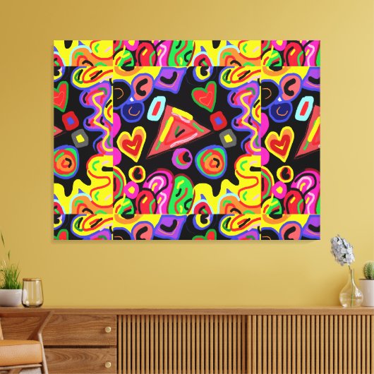 Schwindelgefühl Leinwanddruck (Insitu (Wohnzimmer))