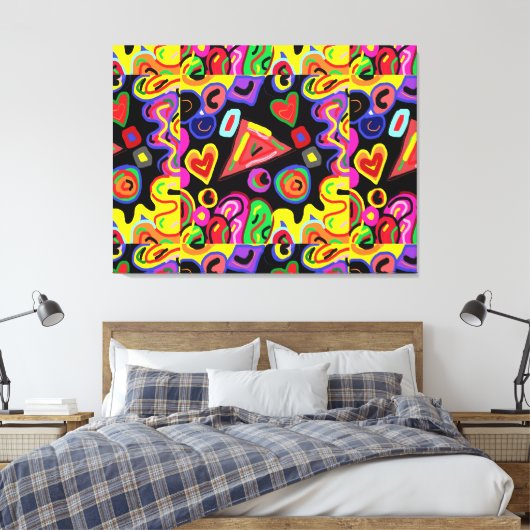 Schwindelgefühl Leinwanddruck (Insitu (Schlafzimmer))