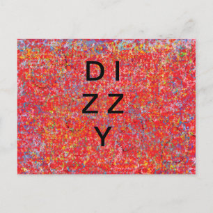 Schwindelig Postkarte