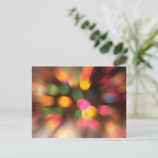 Schwindelleuchten Postkarte (Stehend Vorderseite)