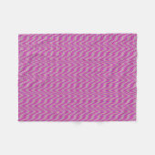 Schwindelrosa Fleecedecke (Vorderseite (Horizontal))