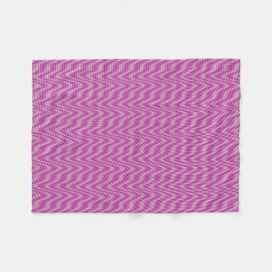 Schwindelrosa Fleecedecke (Vorderseite (Horizontal))