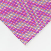 Schwindelrosa Fleecedecke (Ecke)