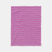 Schwindelrosa Fleecedecke (Vorderseite)