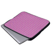 Schwindelrosa Laptopschutzhülle (Vorne Knopf)