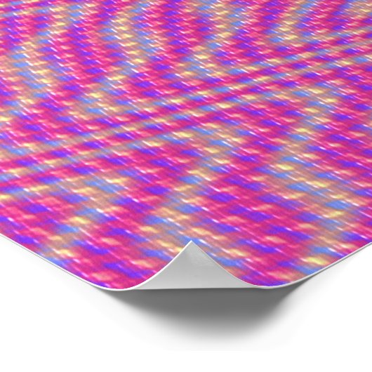 Schwindelrosa Poster (Ecke)