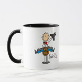 Schwindlige hohe Cowboyt-shirts und -geschenke Tasse (Links)