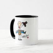 Schwindlige hohe Cowboyt-shirts und -geschenke Tasse (Vorderseite Links)