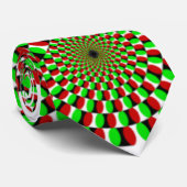 Schwindliger Hersteller-grüne und rote Krawatte (Gerollt)