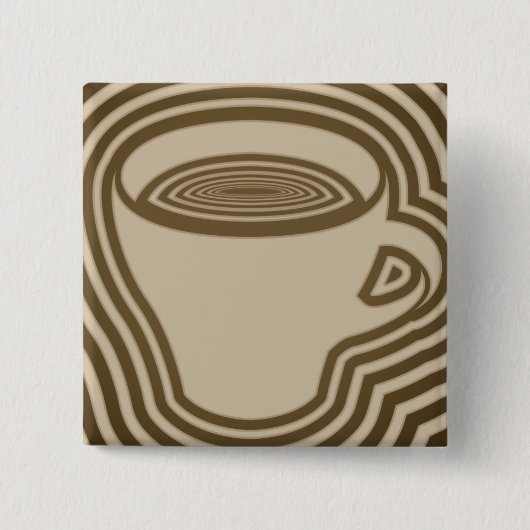 schwindliger Kaffee Button (Vorderseite)