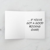 Schwing50. Geburtstags-Karte Karte (Innenseite)