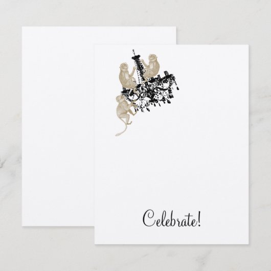 SCHWINGaffen LADEN EIN Einladung (Vorne/Hinten)