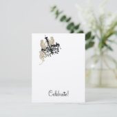 SCHWINGaffen LADEN EIN Einladung (Stehend Vorderseite)