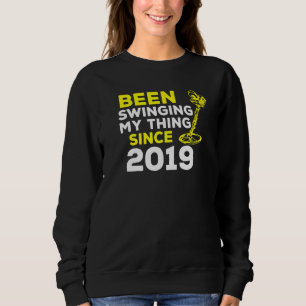 Schwinge mein Ding seit 2019 Metalldetektor H Sweatshirt