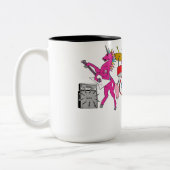 SchwingEinhorn-Band Zweifarbige Tasse (Links)