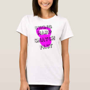 Schwingen-hartes Zugreifen-schneller Damen-T - T-Shirt