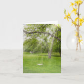 Schwingen im Sonnenlicht Karte (Gelbe Blume)