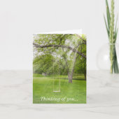 Schwingen im Sonnenlicht Karte (Vorderseite)