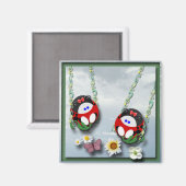 Schwingen Magnet (Vorderseite/Rückseite)