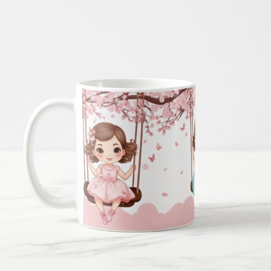 Schwingen Schwestern Delight Kaffeetasse (Links)