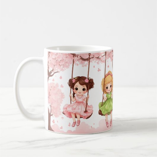 Schwingen Schwestern Delight Kaffeetasse (Links)