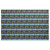 Schwingen-Tanzen-Paare mit Scheinwerfern 3" Sq. Stoff (Fat Quarter (45,7 x 55,9 cm))