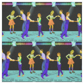 Schwingen-Tanzen-Paare mit Scheinwerfern 4,5" Sq. Stoff (Muster)