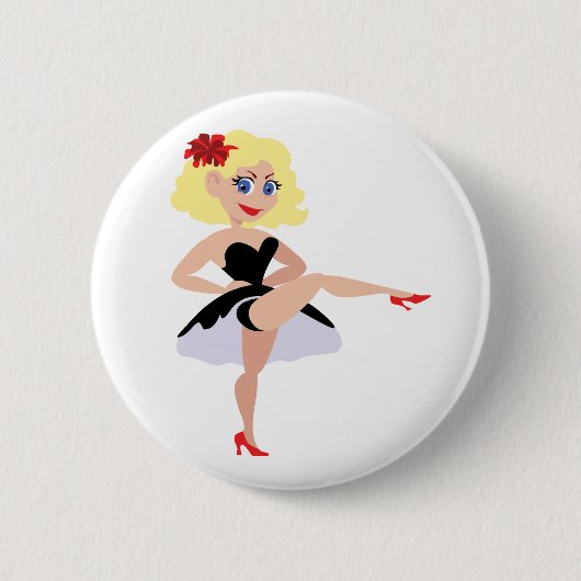 Schwingen-Tänzer Button (Vorderseite)