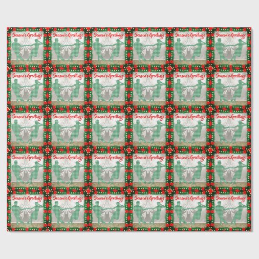 Schwingen-Tänzer mit Geschenkpapier (Flach)