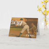 Schwingen! (u. ein Verlust…) Karte (Gelbe Blume)