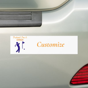 Schwingen von Golfer Thunder_Thunder_Cove Autoaufkleber
