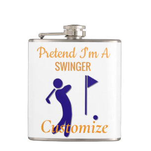 Schwingen von Golfer Thunder_Thunder_Cove Flachmann