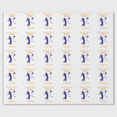 Schwingen von Golfer Thunder_Thunder_Cove Geschenkpapier (Flach)