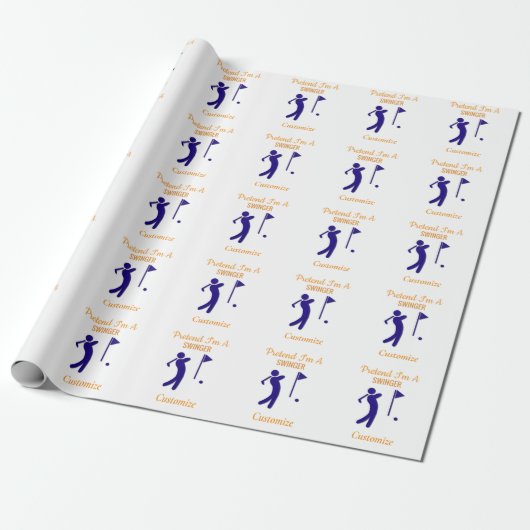 Schwingen von Golfer Thunder_Thunder_Cove Geschenkpapier (Ungerollt)