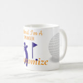 Schwingen von Golfer Thunder_Thunder_Cove Kaffeetasse (VorderseiteRechts)