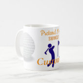 Schwingen von Golfer Thunder_Thunder_Cove Kaffeetasse (Vorderseite Links)