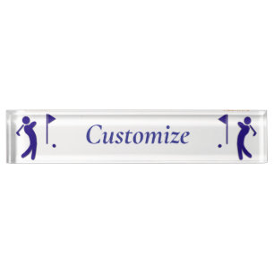 Schwingen von Golfer Thunder_Thunder_Cove Namensplakette