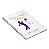 Schwingen von Golfer Thunder_Thunder_Cove Notizblock (Rechte Seite)
