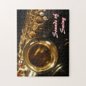 Schwingen von Saxophon Puzzle (Vertikal)