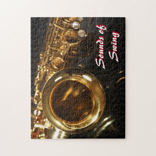 Schwingen von Saxophon Puzzle (Vertikal)
