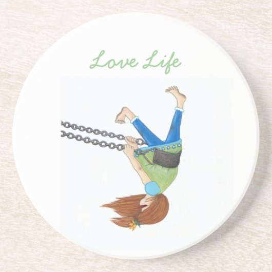 Schwingen-Zeit-Sandstein-Untersetzer Sandstein Untersetzer (Vorne)