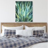 Schwingende Blätter Leinwanddruck (Insitu (Schlafzimmer))