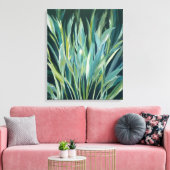 Schwingende Blätter Leinwanddruck (Insitu (Wohnzimmer))