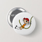 Schwingender Piraten-Button Button (Vorne & Hinten)