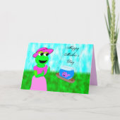 schwingfrosch, der Tag der Mutter Karte (Vorderseite)